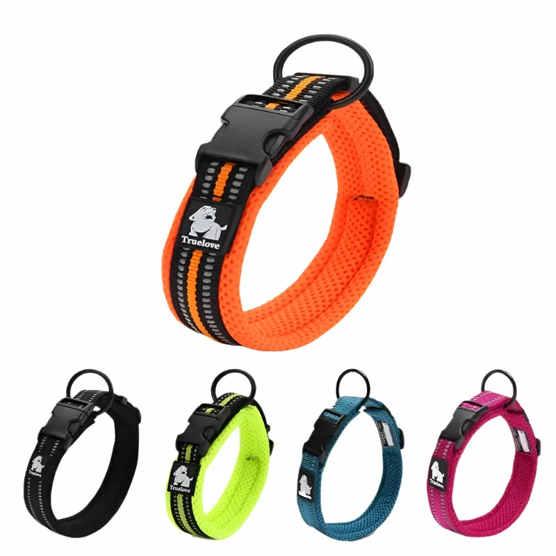 Padded 3M Reflective Nylon Collar