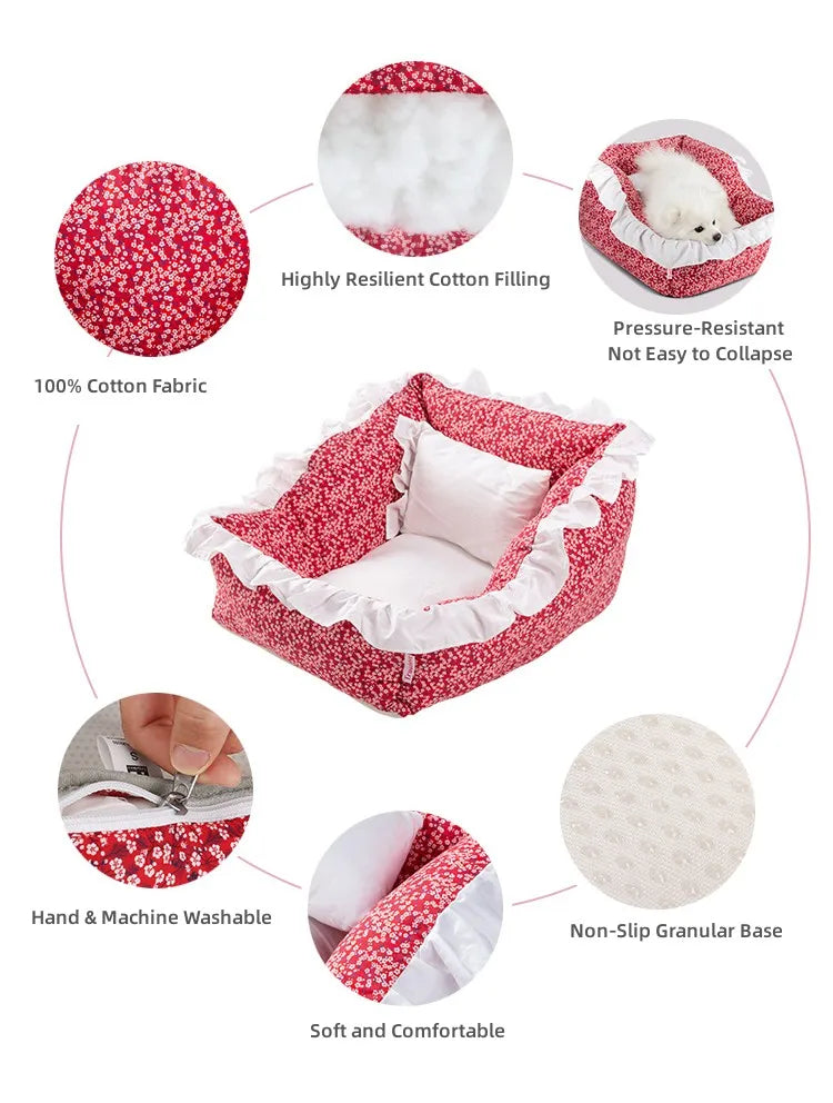 Floral Cosey Bed