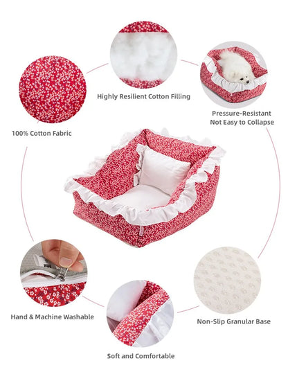 Floral Cosey Bed